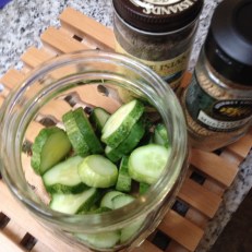 Place 'em in your jar. Almost done!