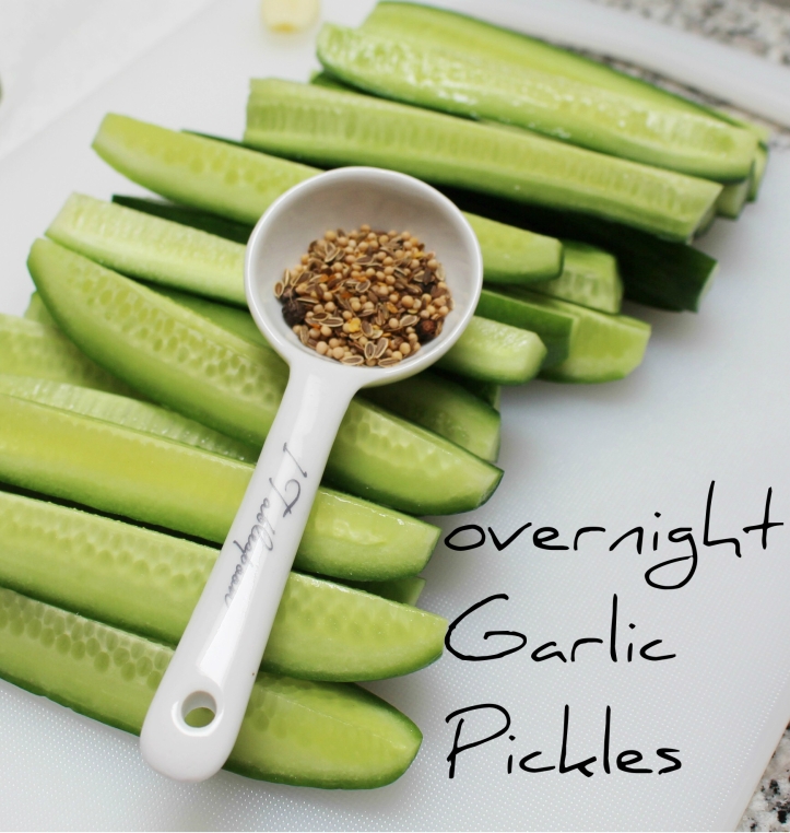 Overnight Garlic Pickles